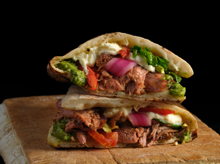 Pulled Lamb Panuozzo