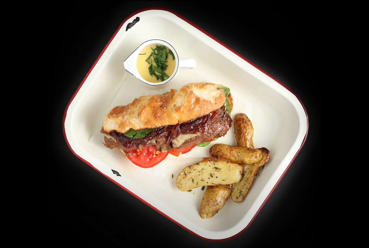 Braised Beef Short Rib Sandwich