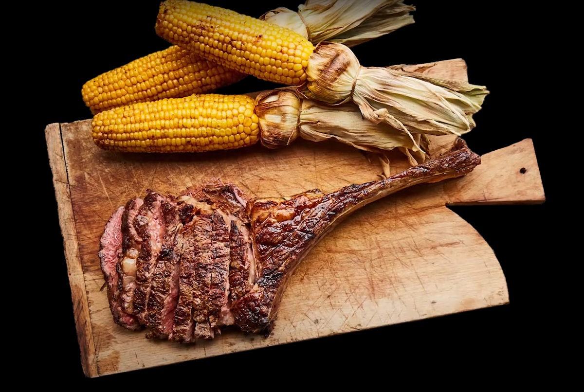 Wood Fired Tomahawk Steaks