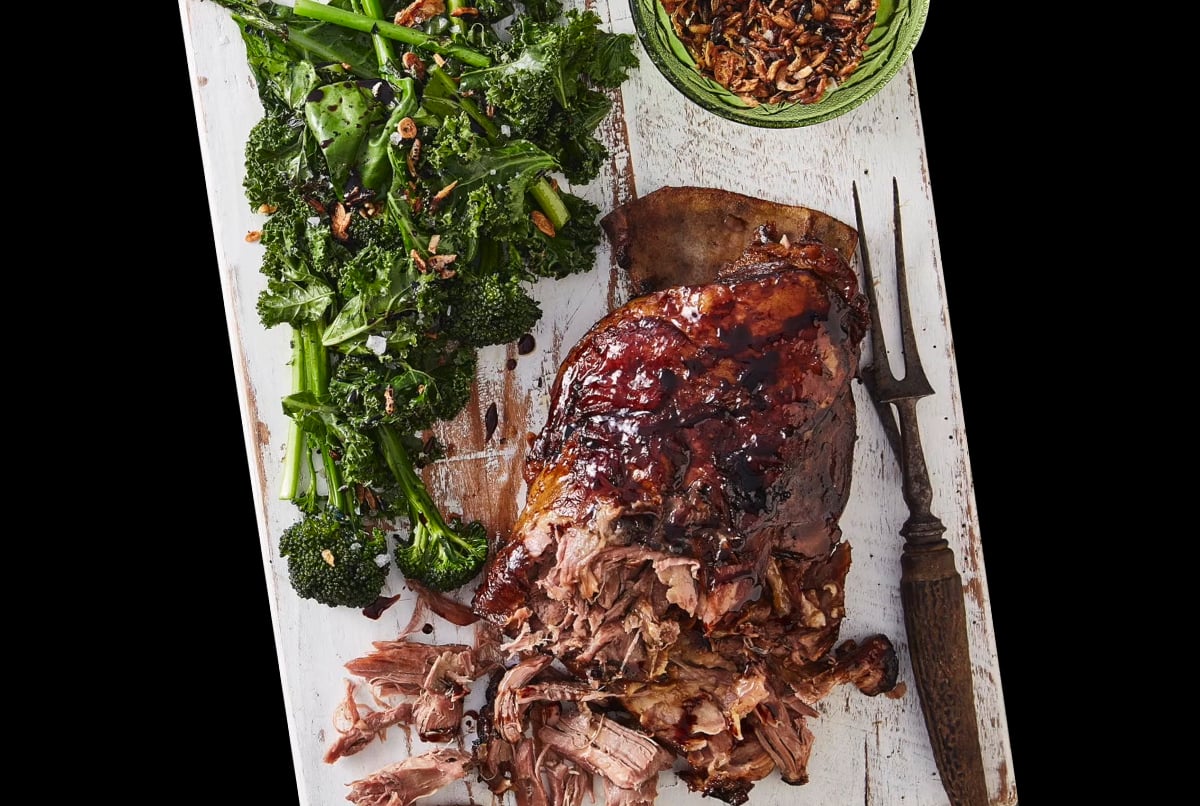 Braised Lamb Shoulder in Masterstock